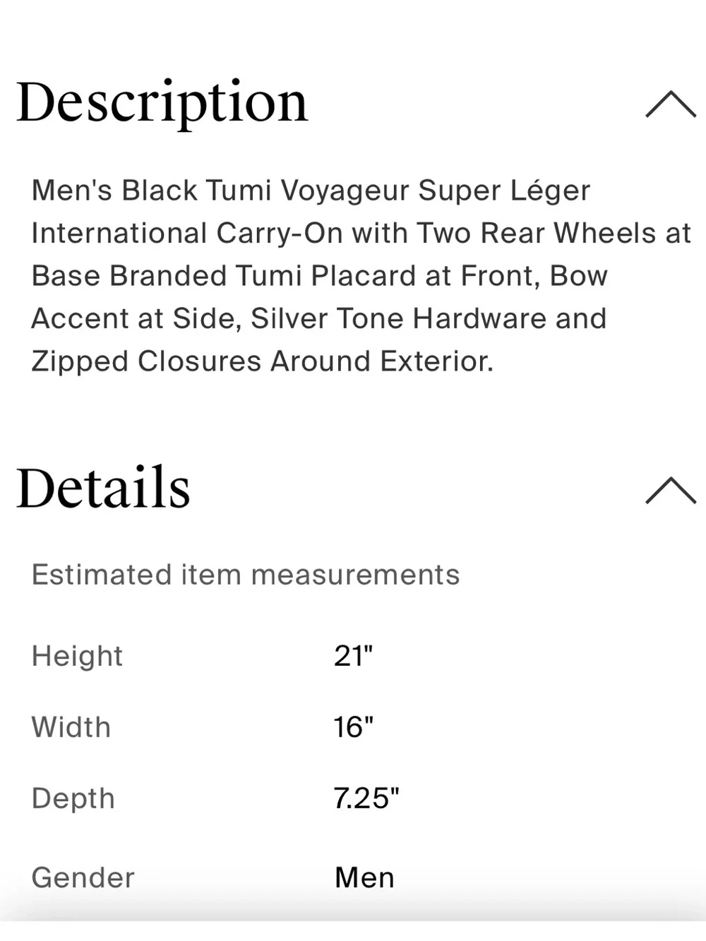 Tumi Black Travel Backpack with Gold Zipper Accents